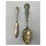 Sterling Silver and EPNS Spoon Grouping