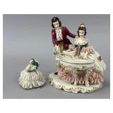 Porcelain Figurine Group with Piano