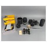 Asahi Pentax Camera with Lenses & Accessories