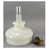 Rayo Brass Burner and Glass Shades