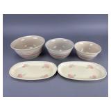 Set of Ceramic Bowls and Serving Dishes