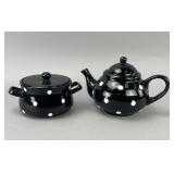 Terramoto Ceramic Teapot & Sugar Bowl Set