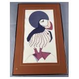 Swan Pennewell Paisley Puffin Print