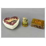 Grouping of Three Decorative Boxes