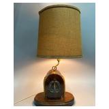 Wooden Barrel Nautical Table Lamp
