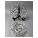 Cut Glass Serving Bowls Set