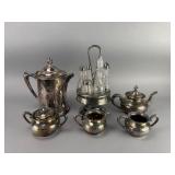 Van Bergh Silver Plate Serving Set Quad Plated