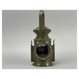 P. R. Statham & Sons 1945 Metal Lantern, Green