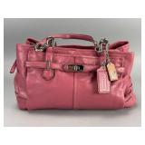 COACH Pink Leather Handbag, Model ? E1173-17811