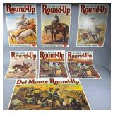 Del Monte Round-Up Posters, Set of 7