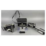 Vintage Cameras and Accessories Grouping