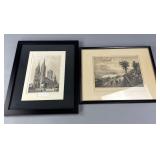 Gaspard Albert Hauser Framed Prints, Pair
