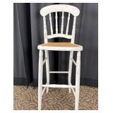 Wood and Woven Seat Chair