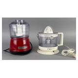 KitchenAid Food Processor & Braun Juicer