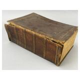 1843 J. S. Redfield Pictorial Bible, Leather Bound