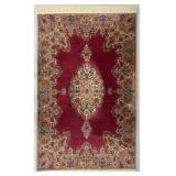 Karastan Red Medallion Kerman Wool Rug 9