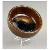 Cuban Studio Art Pottery Redware Bowl