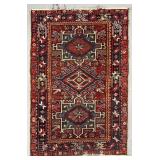Persian Senna Kurd Hand-Knotted Rug 4