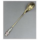 R. Blackinton & Co. Enameled Sterling Olive Spoon