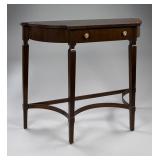 Federal Style Single Drawer Mahogany Console Table