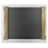 Tiffany Studios "Modeled" Bronze Desk Blotter Ends