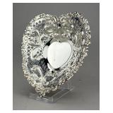 Gorham Sterling Chantilly Heart Shaped Dish