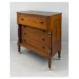 1830s American Empire Cherry Chest of Drawers