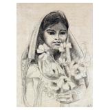 Alza Stratton-Hentschel (AM, 1911-1982) Drawing