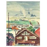 William Hentschel (OHIO 1892-1962) Watercolor