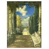 Robert Fox "The Rose Bower" 1920s Litho