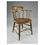 19th C. Low-Back Windsor Armchair