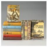 11 Zane Grey (AM. 1872-1939) Western Books