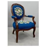 Victorian Rococo Revival Style Armchair