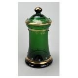1940s Hollywood Regency Bohemian Glass Canister