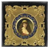 H. D. Beach Co. Tin Litho Vienna Art Plate 1905