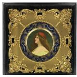 H. D. Beach Co. Tin Litho Vienna Art Plate 1905