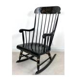 Hitchcock Style Stencilled Boston Rocking Chair