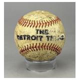 1951 Detroit Tigers Signed Baseball