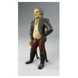 Antique George Washington Cast Iron Andiron