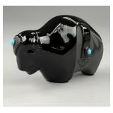 Lawrence Vargas (AM, b. 1955) Pottery Buffalo