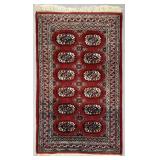 Pakistani Tekki Guls Hand-Knotted Rug 5
