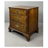 Kindel Belvedere 3 Drawer Cherry Nightstand