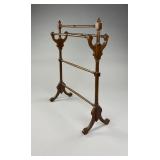 Victorian Style Walnut Quilt Rack