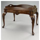 Thomasville Georgian Style Tea Table w Tray