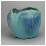 Van Briggle Embossed Butterfly Vase