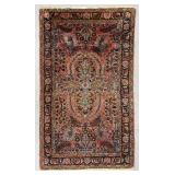 Persian Senna Kurd Hand-Knotted Rug 4