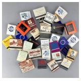 Quebec Hotels, Restaurants, Companies Matchbooks