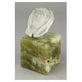 Steuben Medusa Cire Purdue Cast Sculpture c. 1930