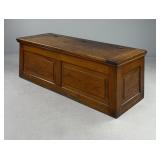 Antique Frame & Panel Blanket Chest Bench