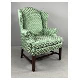 Sherrill Queen Anne Style Wingback Armchair